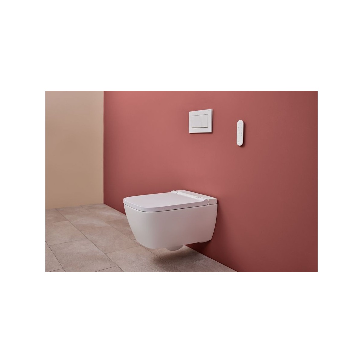 WC complet suspendu Geberit AquaClean Sela Square Blanc alpin - GEBERIT 146.250.01.1 