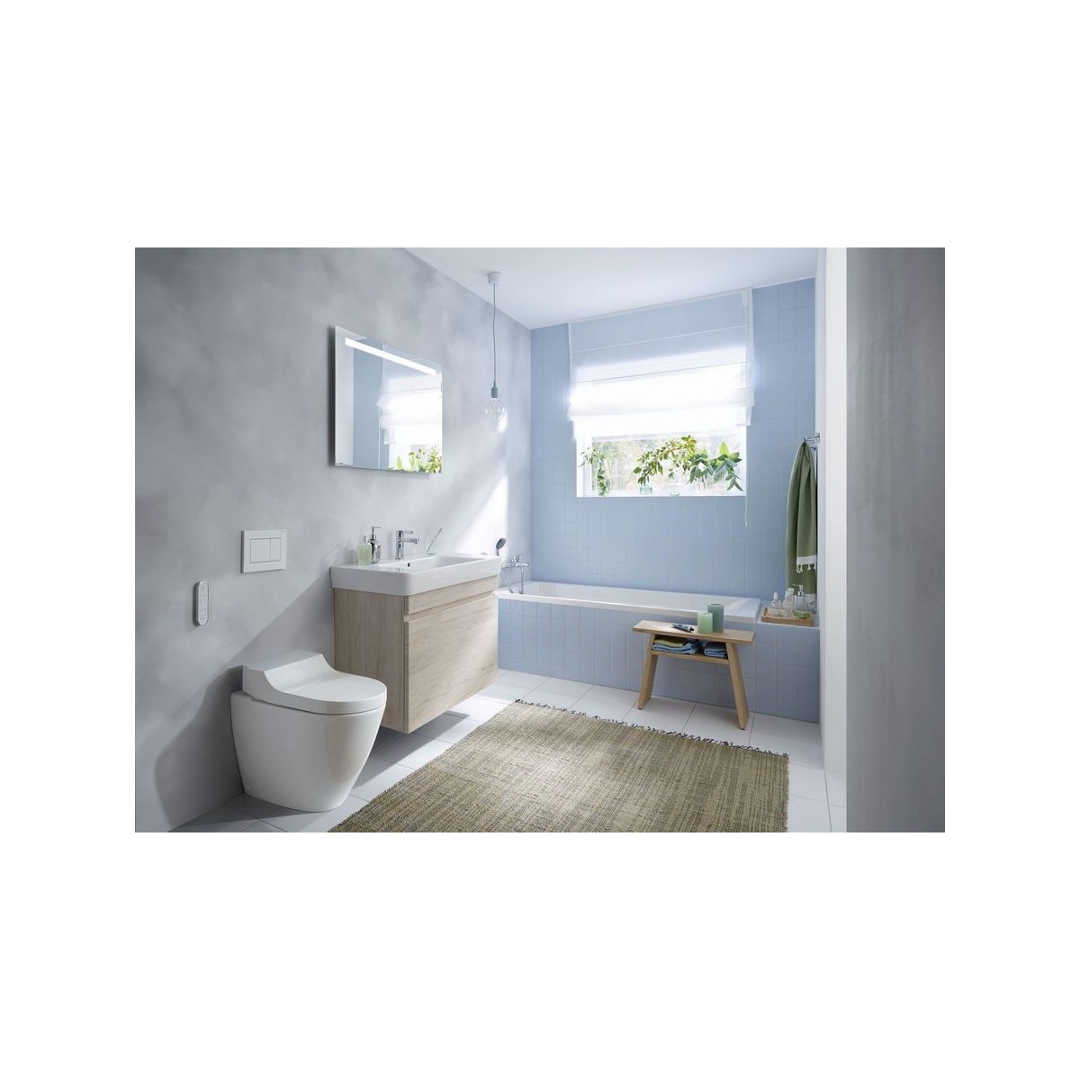 WC complet au sol Geberit AquaClean Tuma Comfort Blanc Verre - GEBERIT 146.310.SI.1 
