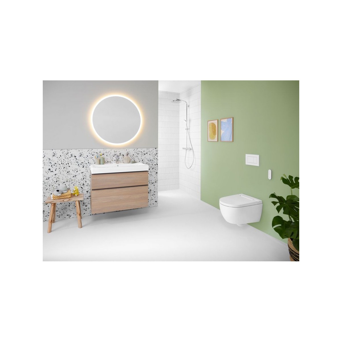 WC complet suspendu Geberit AquaClean Alba blanc alpin - GEBERIT 146.350.01.1 