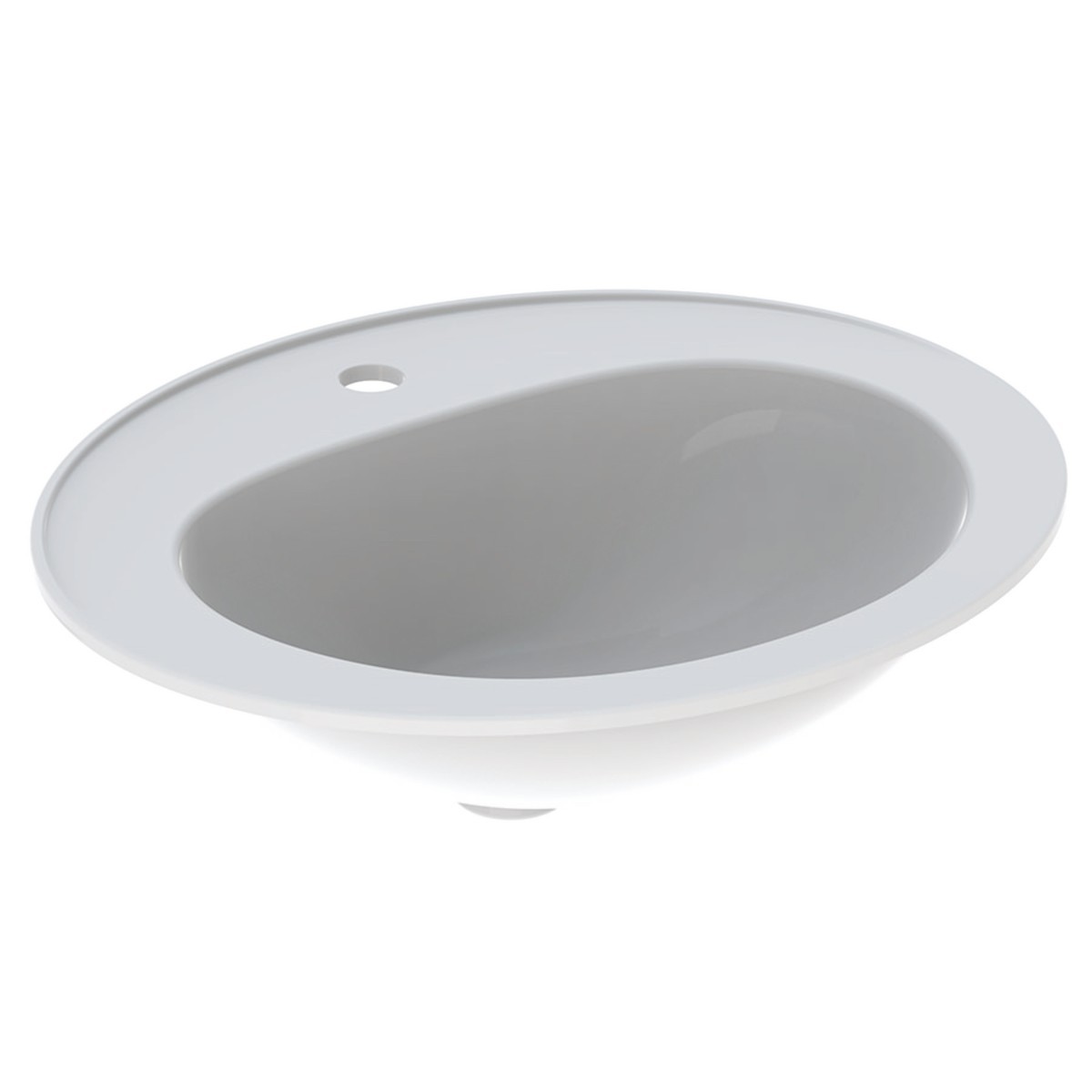 Vasque à enc. Geberit Bastia plage ss trop-plein 595 x 195 x 530 mm - GEBERIT 00160020000 