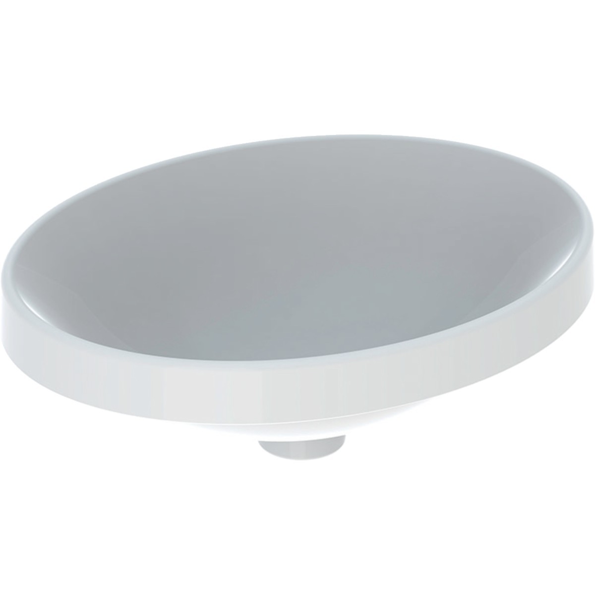 Vasque à enc. Geberit VariForm ov 50x40 sans trop-plein Blanc - GEBERIT 500.710.01.2 