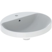 Vasque à enc. Geberit VariForm ov plage rob. 50x45 trop-plein Blanc - GEBERIT 500.712.01.2 