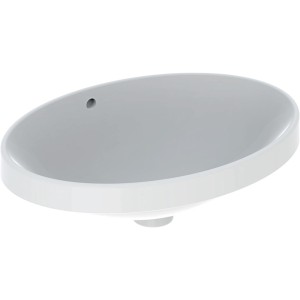 Vasque à enc. Geberit VariForm ov 55x40 trop-plein Blanc - GEBERIT 500.716.01.2 