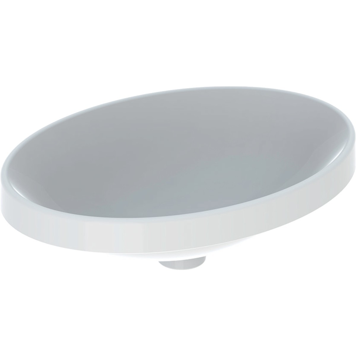 Vasque à enc. Geberit VariForm ov 55x40 sans trop-plein Blanc - GEBERIT 500.718.01.2 