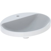 Vasque à enc. Geberit VariForm ov plage rob. 55x45 sans trop-plein Blanc - GEBERIT 500.722.01.2 