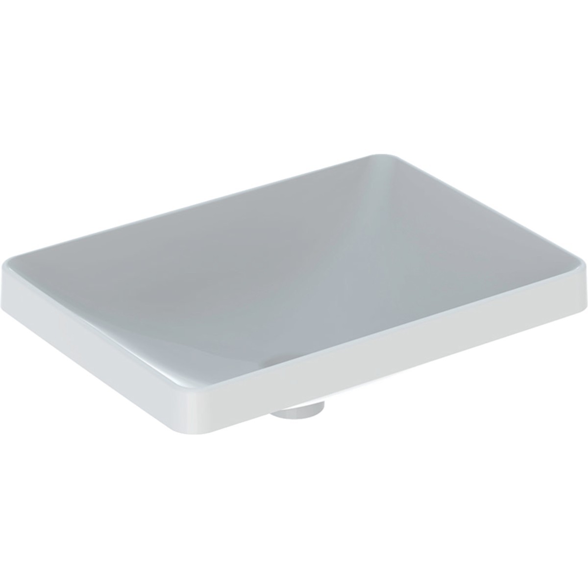 Vasque à enc. Geberit VariForm rect. 55x40 sans trop-plein Blanc - GEBERIT 500.738.01.2 