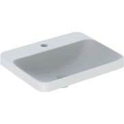 Vasque à enc. Geberit VariForm rect. plage rob. 55x45 sans trop-plein Blanc - GEBERIT 500.742.01.2 