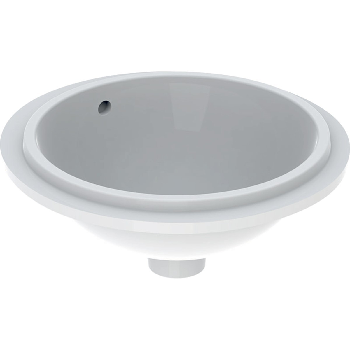 Vasque à enc. par dessous Geberit VariForm ronde D 39 trop-plein Blanc - GEBERIT 500.744.01.2 