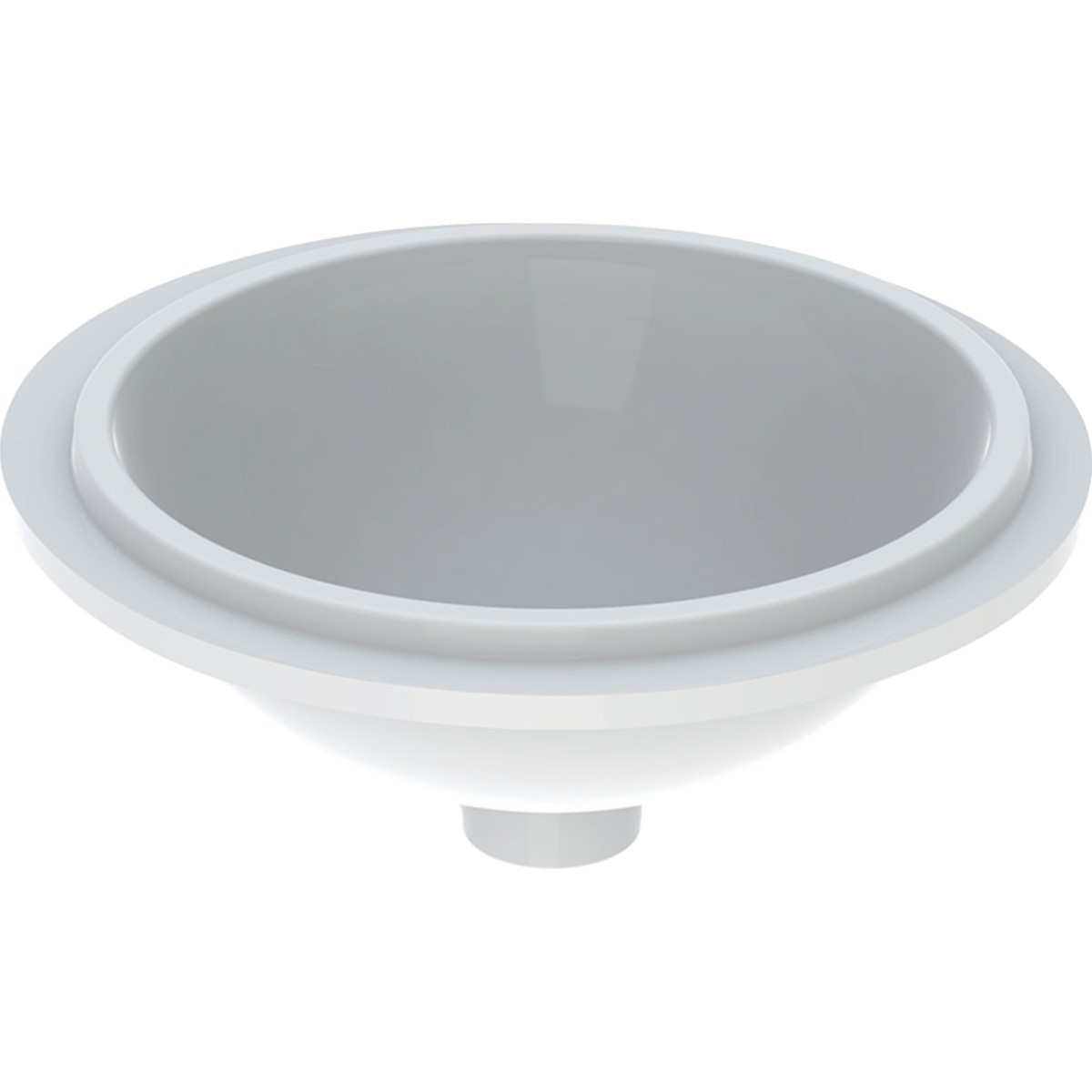 Vasque à enc. par dessous Geberit VariForm ronde D 39 sans trop-plein Blanc - GEBERIT 500.746.01.2 
