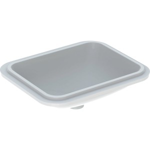 Vasque à enc. par dessous Geberit VariForm rect. 45x44 sans trop-plein Blanc - GEBERIT 500.762.01.2 