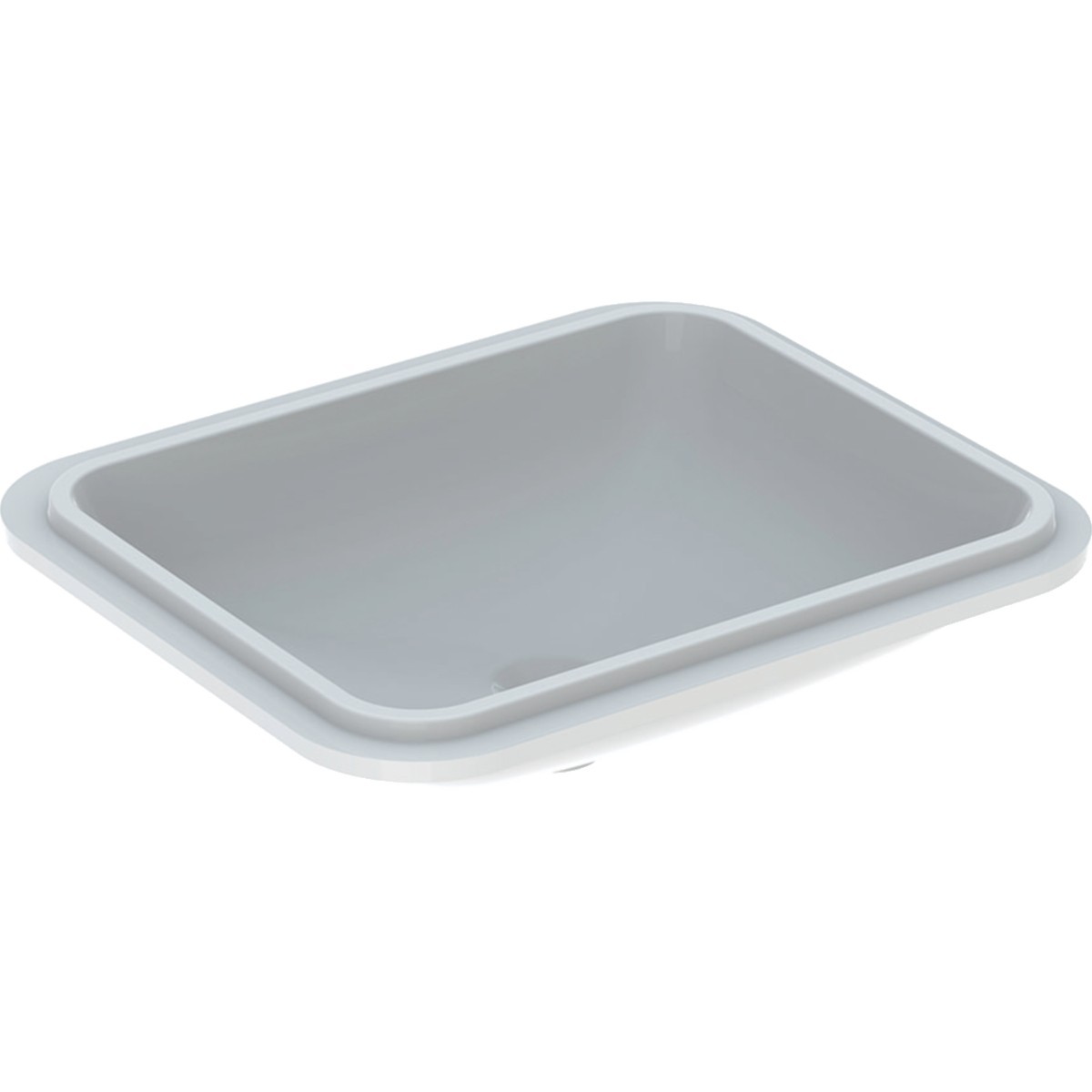 Vasque à enc. par dessous Geberit VariForm rect. 50x49 sans trop-plein Blanc - GEBERIT 500.766.01.2 
