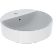 Vasque à poser Geberit VariForm ronde plage rob. D 45 trop-plein Blanc - GEBERIT 500.769.01.2 