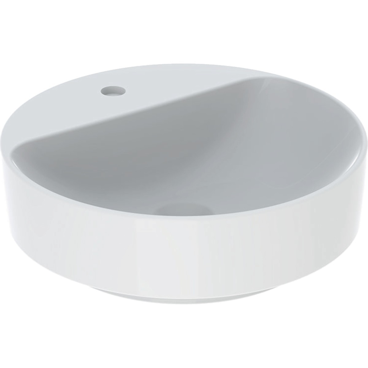 Vasque à poser Geberit VariForm ronde plage rob. D 45 sans trop-plein Blanc - GEBERIT 500.770.01.2 
