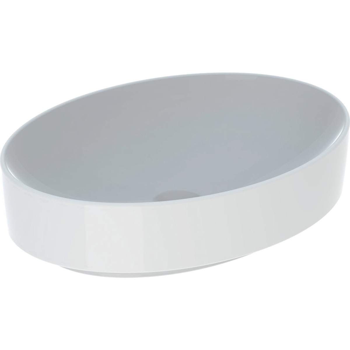 Vasque à poser Geberit VariForm ov 55x40 sans trop-plein Blanc - GEBERIT 500.771.01.2 