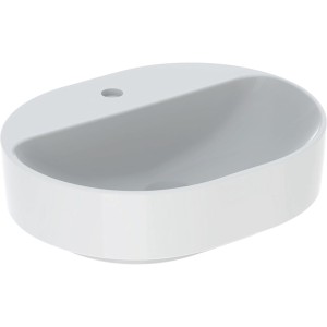 Vasque à poser Geberit VariForm oblong plage rob. 50x40 sans trop-plein Bl - GEBERIT 500.776.01.2 