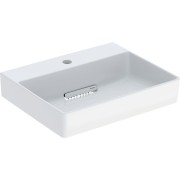 Vasque poser Geberit ONE rect sortie horiz 50cm 1TR STP KeraTect Blc brill - GEBERIT 505.024.00.1 
