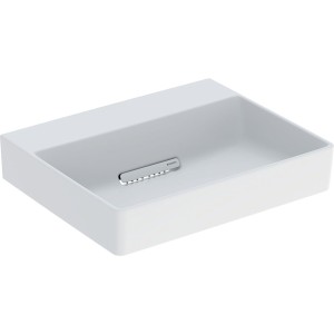 Vasque à poser Geberit ONE rect sortie horiz 50cm STR STP Blanc mat - GEBERIT 505.025.00.1 