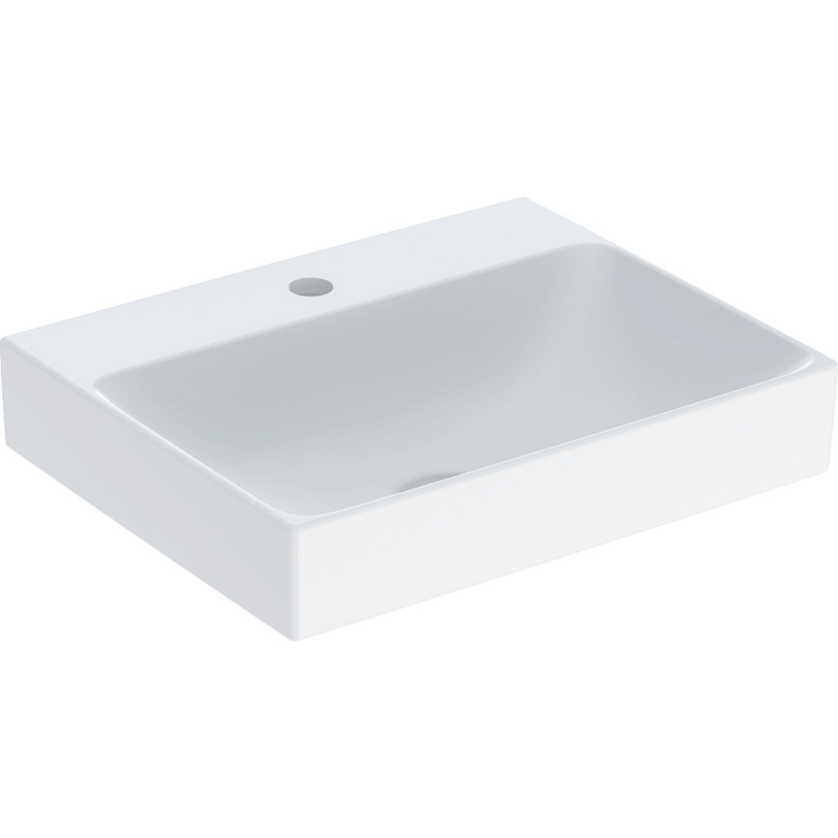 Vasq poser Geberit ONE rect sortie vert 50cm 1TR STP KeraTect Blc brillant - GEBERIT 505.030.01.6 