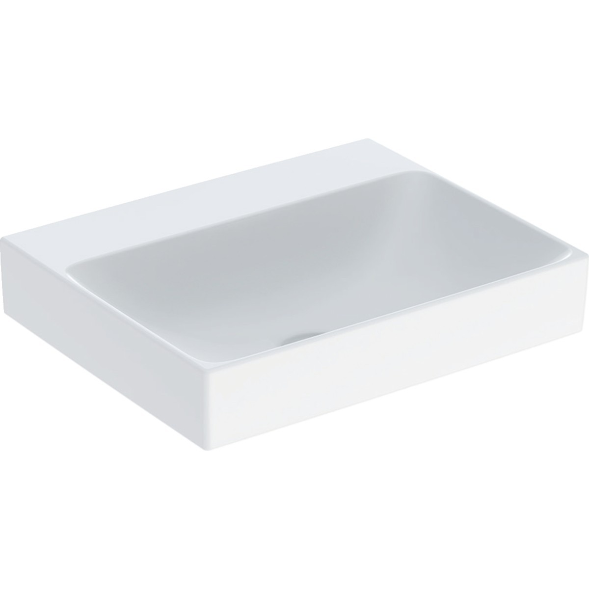 Vasq poser Geberit ONE rect sortie vert 50cm STR STP KeraTect Blc brillant - GEBERIT 505.031.01.6 