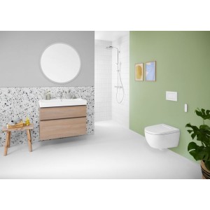 Meuble sous lavabo 90 cm Geberit iCon 2 tiroirs Chêne - GEBERIT 502.305.JH.1 