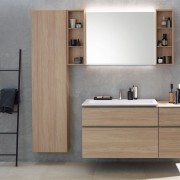 Meuble sous lavabo 90 cm Geberit iCon 2 tiroirs Chêne - GEBERIT 502.305.JH.1 
