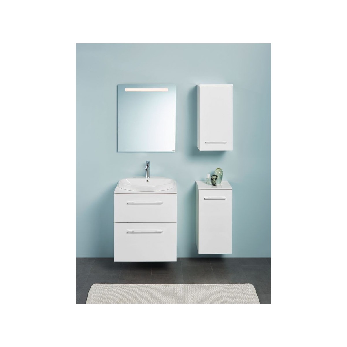 Vasque à enc. Geberit VariForm ov plage rob. 50x45 trop-plein Blanc - GEBERIT 500.712.01.2 