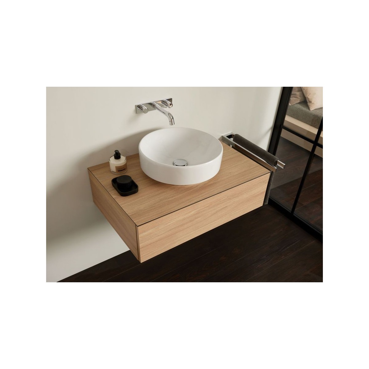 Vasque à poser Geberit VariForm ronde D 40 sans trop-plein Blanc - GEBERIT 500.768.01.2 