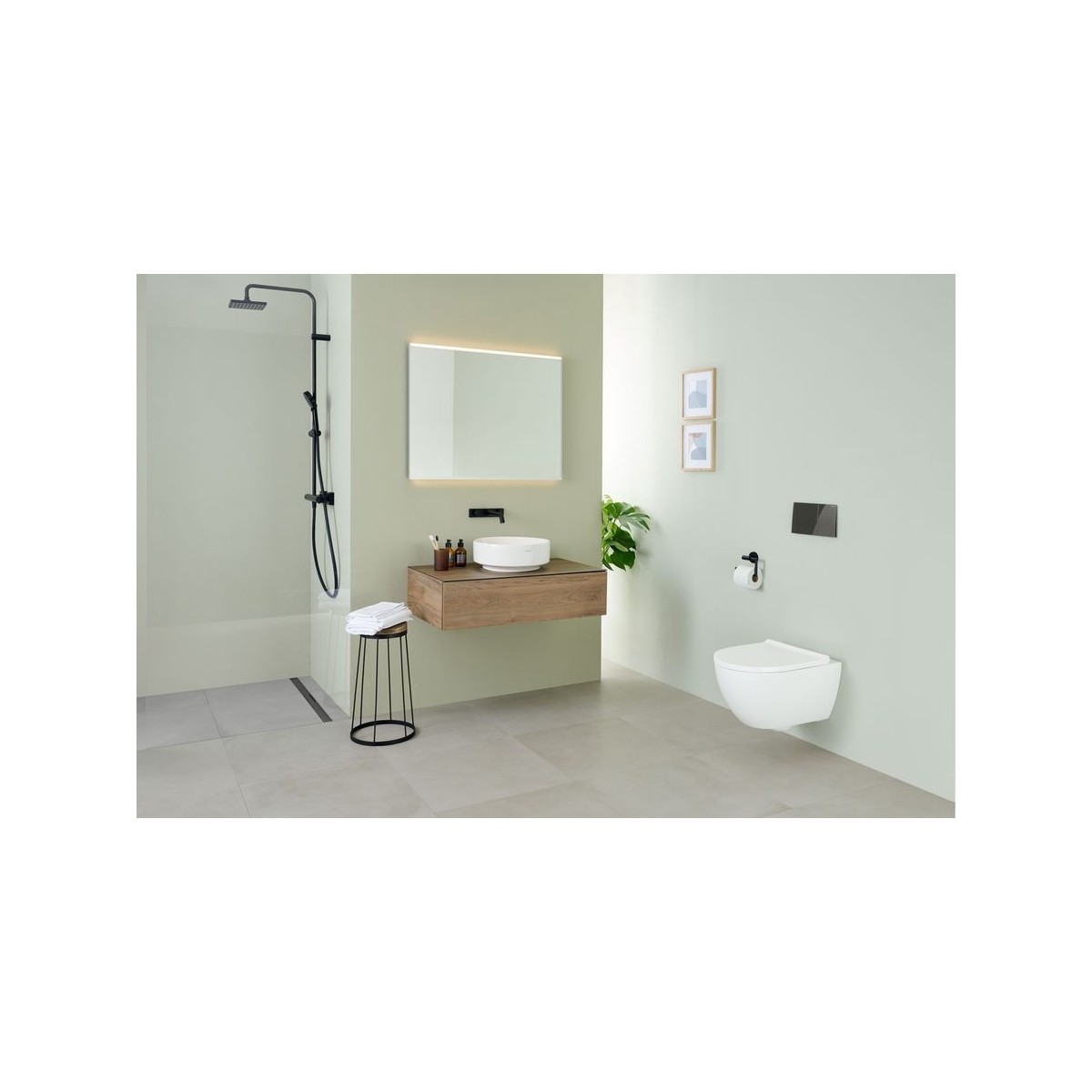 Vasque à poser Geberit VariForm ronde D 40 sans trop-plein Blanc - GEBERIT 500.768.01.2 