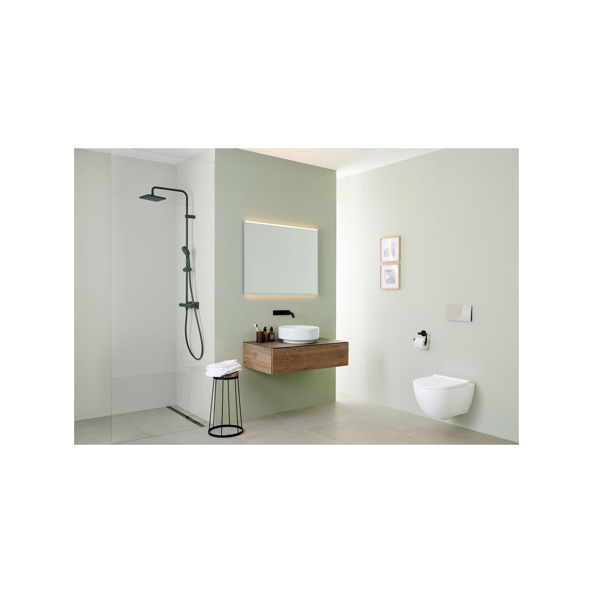 Vasque à poser Geberit VariForm ronde D 40 sans trop-plein Blanc - GEBERIT 500.768.01.2 