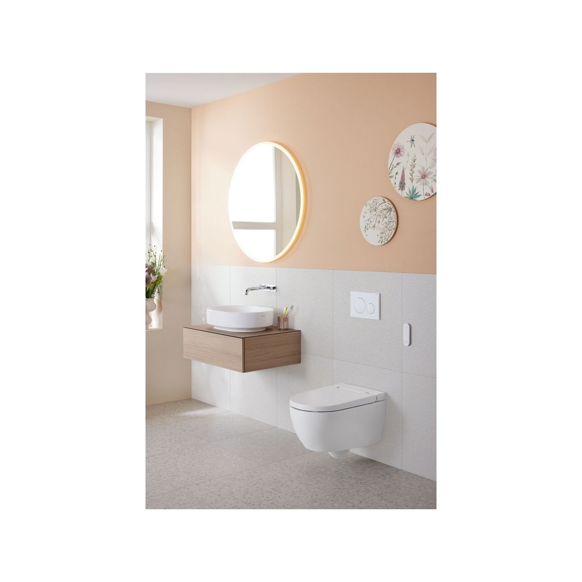 Vasque à poser Geberit VariForm obl 55x40 sans trop-plein Blanc - GEBERIT 500.774.01.2 