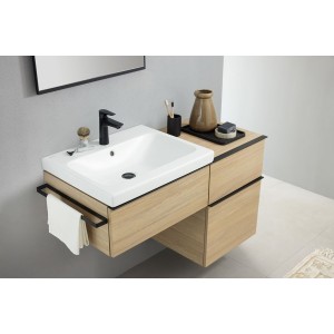 Vasque à poser Geberit iCon Light 60x48 trou robinetteri trop plein Blanc mat - GEBERIT 501.847.JT.1 