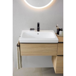 Vasque à poser Geberit iCon Light 75x48 trou robinetteri trop plein Blanc mat - GEBERIT 501.848.JT.1 
