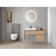 Vasque à poser Geberit iCon Light 75x48 trou robinetteri trop plein Blanc mat - GEBERIT 501.848.JT.1 