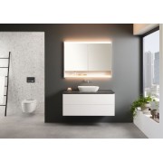 Vasq poser Geb ONE coupelle sortie verti 50cm 1TR STP KeraTect Blc brillant - GEBERIT 505.041.01.6 