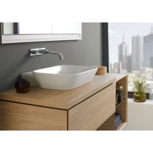 Vasq poser Geb ONE coupelle sortie horiz 50cm STR STP KeraTect Blc brillant - GEBERIT 505.050.00.1 