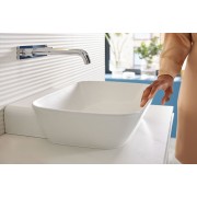 Vasque à poser Geberit ONE coupelle sortie horiz 50cm STR STP Blanc mat - GEBERIT 505.052.00.1 