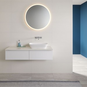 Vasque à poser Geberit ONE coupelle sortie horiz 50cm STR STP Blanc mat - GEBERIT 505.052.00.1 