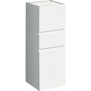 Colonne mi-haute H105 Geberit Renova Plan 2 portes 1 tiroir Blanc brillant - GEBERIT 501.922.01.1 