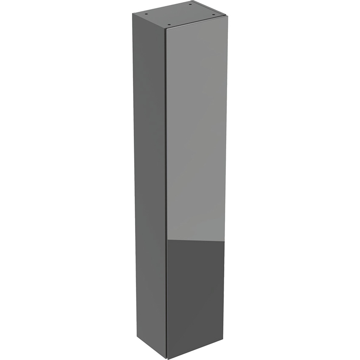Colonne haute Geberit H180cm 1 porte verre gris velouté - GEBERIT 502.316.JK.2 