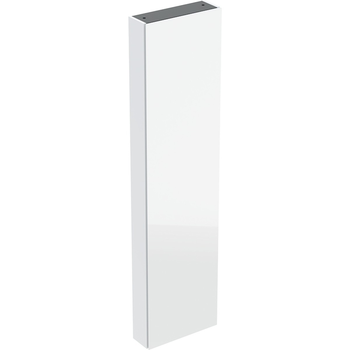 Colonne haute compacte Geberit P15cm 1 porte verre blanc brillant - GEBERIT 502.317.01.2 