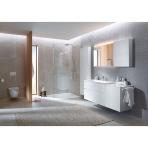 Colonne haute compacte Geberit iCon P15 1 porte Blanc mat - GEBERIT 502.317.01.3 