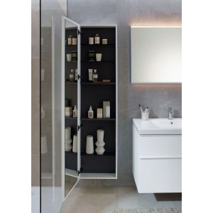 Colonne haute compacte Geberit iCon P15 1 porte Blanc mat - GEBERIT 502.317.01.3 