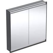Armoire toilette Geberit ONE 2 portes montage encastré 90x90cm Noir mat - GEBERIT 505.803.00.7 