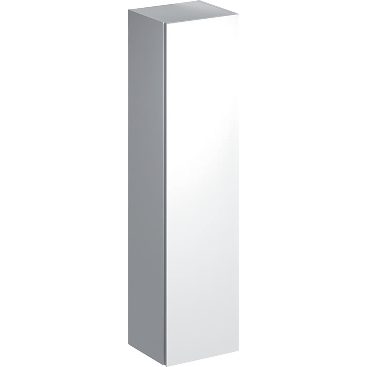 Colonne haute Geberit Xeno² porte et miroir intérieur 40x170x35.1 Blanc brill. - GEBERIT 500.503.01.1 