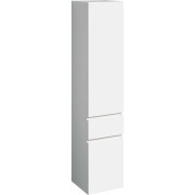 Colonne haute H180 Geberit Renova Plan 2 portes 1 tiroir Blanc brillant - GEBERIT 501.923.01.1 