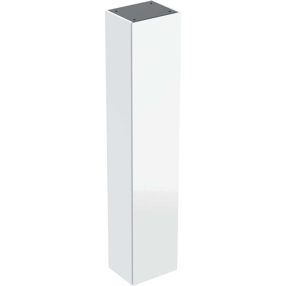 Colonne haute Geberit H180cm 1 porte verre blanc brillant - GEBERIT 502.316.01.2 