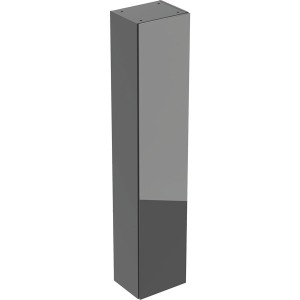 Colonne haute Geberit H180cm 1 porte verre gris velouté - GEBERIT 502.316.JK.2 