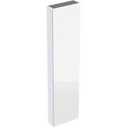 Colonne haute compacte Geberit P15cm 1 porte verre blanc brillant - GEBERIT 502.317.01.2 