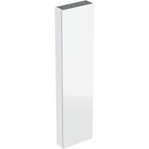 Colonne haute compacte Geberit P15cm 1 porte verre blanc brillant - GEBERIT 502.317.01.2 
