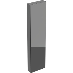 Colonne haute compacte Geberit P15cm 1 porte verre gris velouté - GEBERIT 502.317.JK.2 